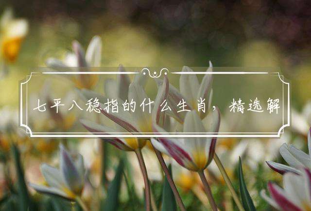 七平八稳指的什么生肖，精选解释解答释义落实
